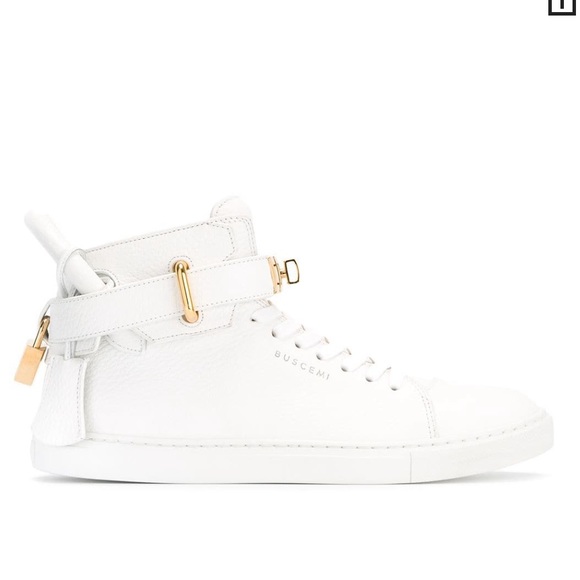 Buscemi white high tops! Great condition. - Picture 4 of 10